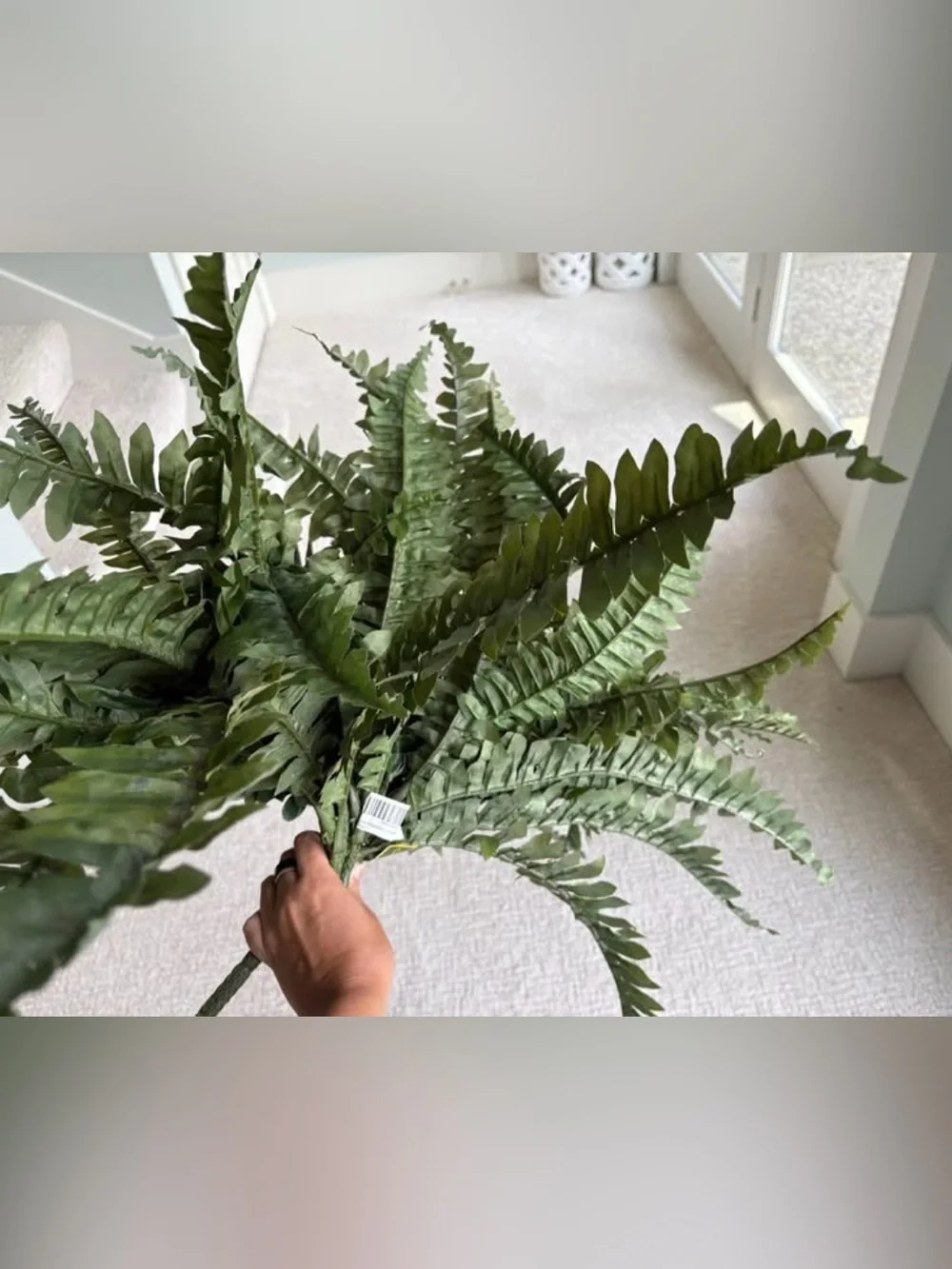 NEW 2 ARTIFICIAL FERN PLANT FOR VASE
